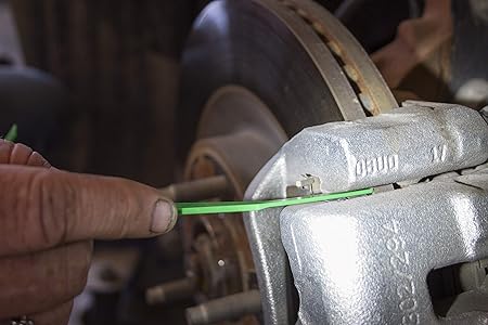 Lisle 81850 Combination Brake Lining Thickness Gauge, Set of 9 Sizes, Color Coded to Match SAE and Metric Replacement Recommendations - Image 3